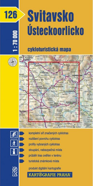 1: 70T(126)-Svitavsko, Ústeckoorlicko (cyklomapa) - kolektiv autorů