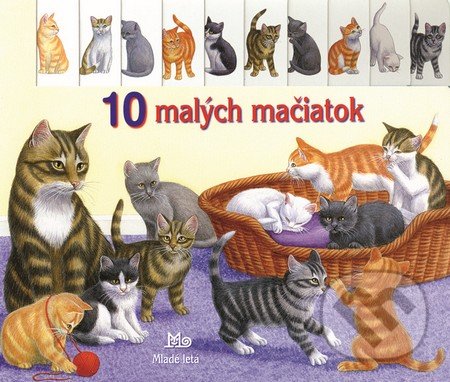 10 malých mačiatok