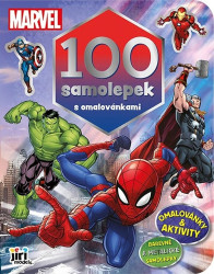 100 samolepek s omalovánkami Marvel - kniha z kategorie Omalovánky