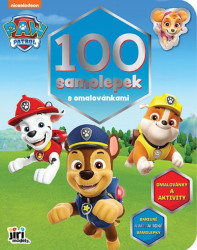 100 samolepek s omalovánkami Tlapková patrola - kniha z kategorie Omalovánky