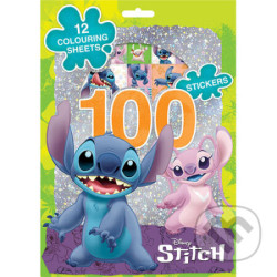 100 samolepek s omalovánkovými listy: Lilo & Stitch - kniha z kategorie Omalovánky