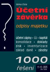 1000 řešení č. 11-12 / 2025 - Účetní závěrka podnikatelů za rok 2025