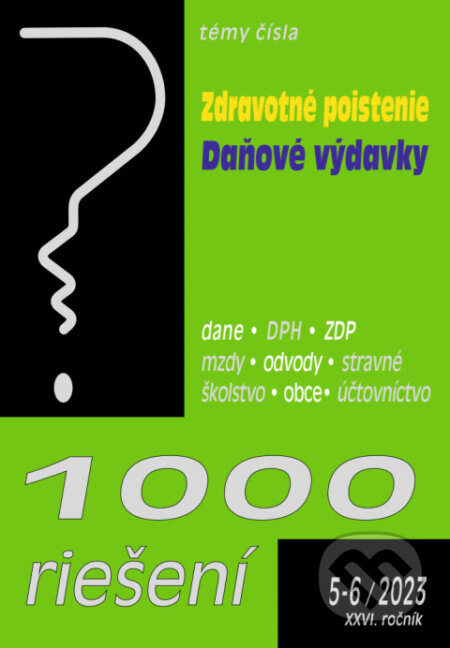 1000 riešení č. 5-6 - Zdravotné poistenie