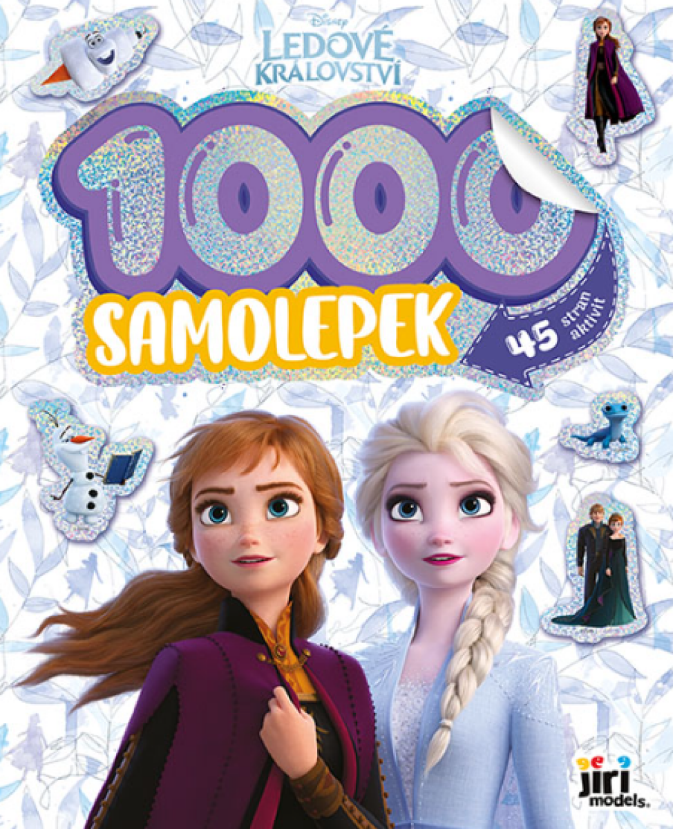 1000 samolepek s aktivitami: Ledové království - kniha z kategorie Omalovánky, vystřihovánky, papír