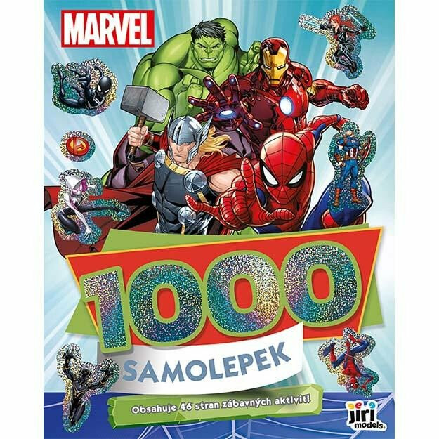1000 samolepek s aktivitami Marvel - kniha z kategorie Samolepky
