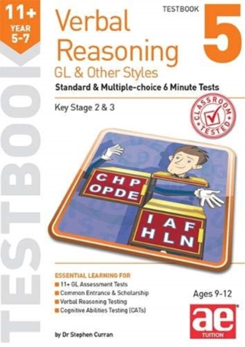 11+ Verbal Reasoning Year 5-7 GL & Other Styles Testbook 5