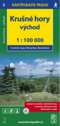Krušné hory - východ 1:100 000 (turistická mapa)