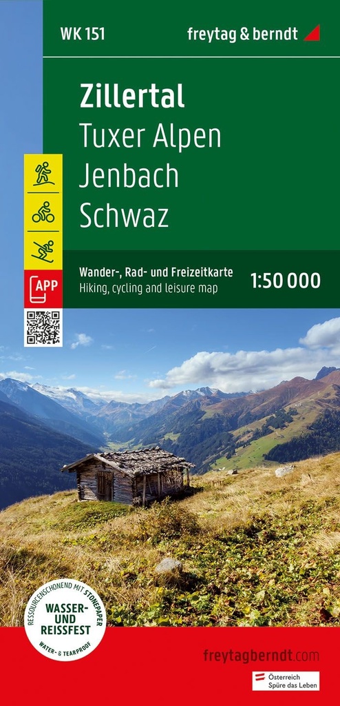 151 Zillertal 1:50 000