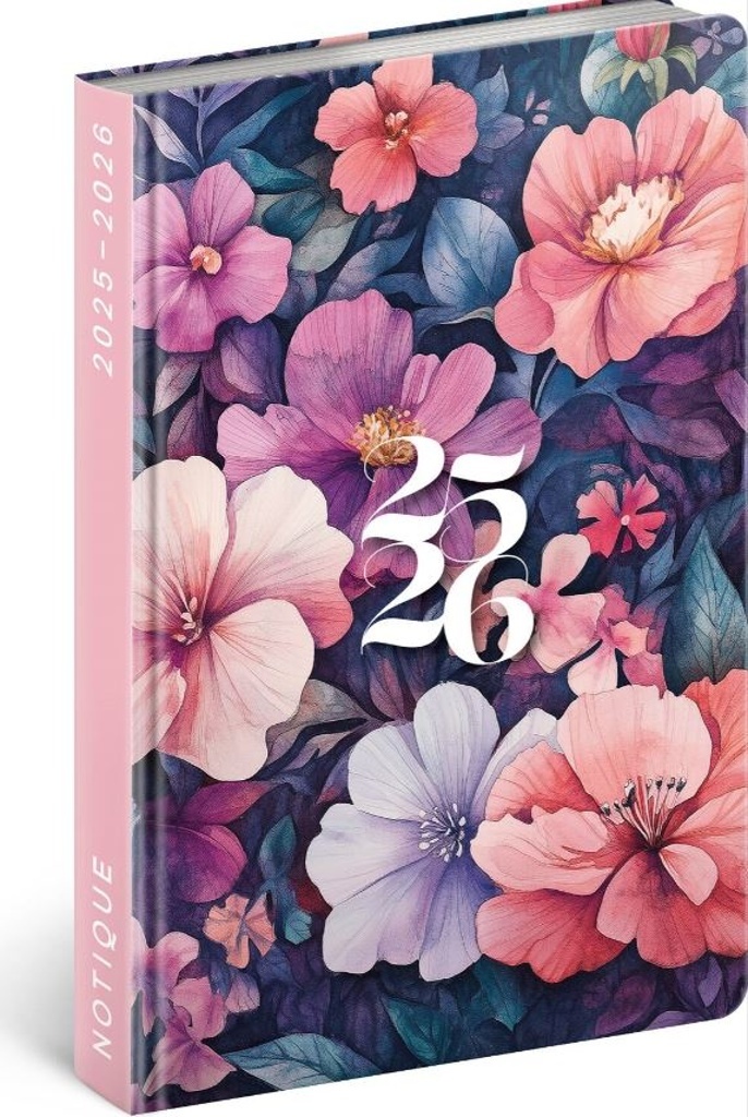 18měsíční diář Petito Kytice 2025/2026