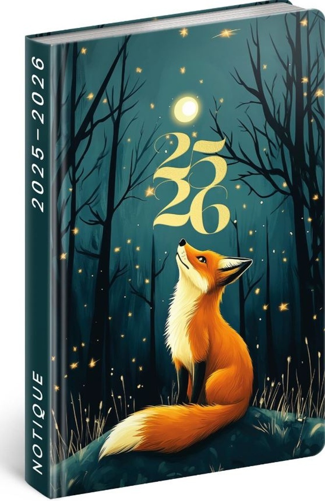 18měsíční diář Petito Liška 2025/2026