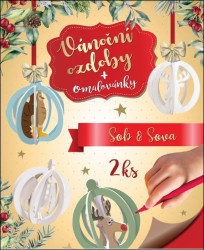 3D Omalovánky Sova a sob (Vánoční ozdoby a Omalovánky) - kniha z kategorie Omalovánky