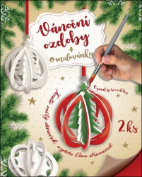 3D Omalovánky Stromek a hvězda (Vánoční ozdoby a Omalovánky) - kniha z kategorie Omalovánky
