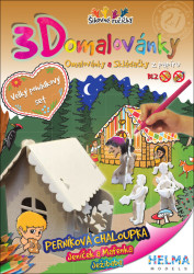 3D omalovánky Velký pohádkový svět (Omalovánky a Skládačky z papíru) - kniha z kategorie Omalovánky