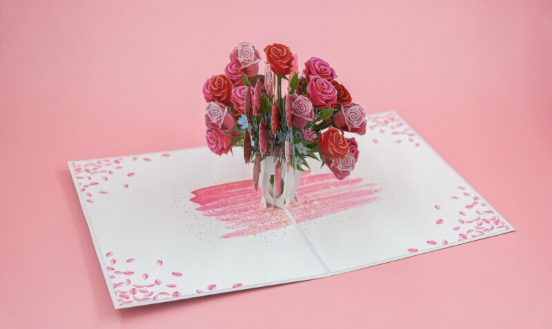 3D přání Královna Květin