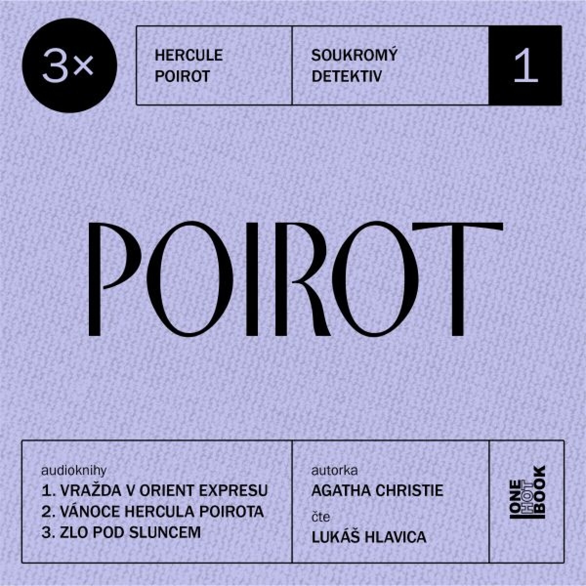 3x Poirot #1 - Agatha Christie - audiokniha