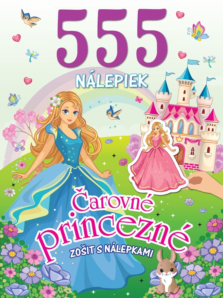 555 nálepiek Čarovné princezné