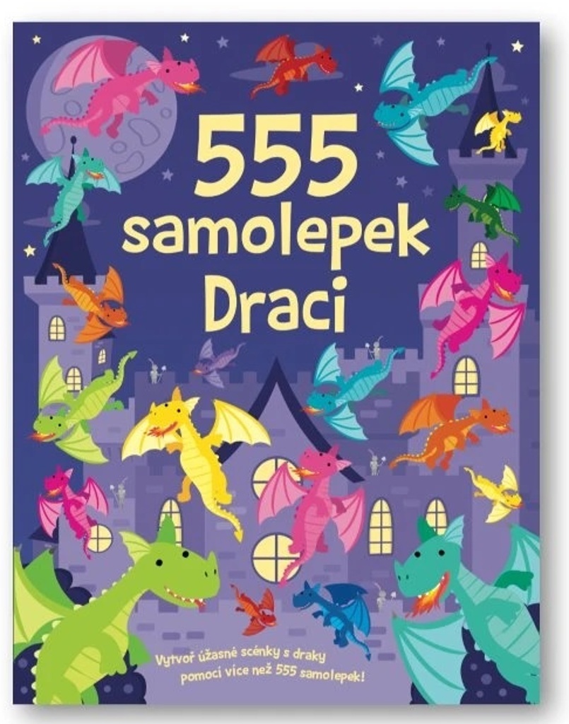555 samolepek Draci
