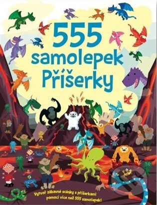 555 samolepek - Příšerky - Dan Crisp