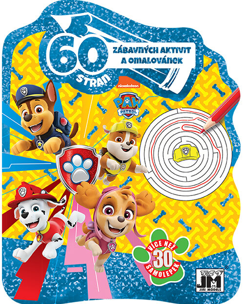 60 stran zábavných aktivit a omalovánek