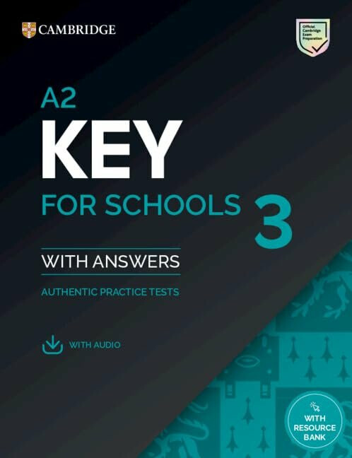 A2 Key for Schools 3 SB w/ Answers w/ Audio w/ Resource Bank