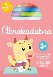 Abrakadabra 3+ ( růžová / ružová) - kniha z kategorie Omalovánky