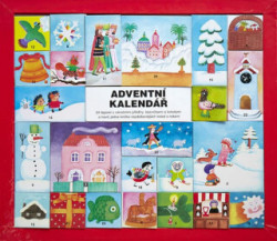 Adventní kalendář (24 leporel s vánočními příběhy, básničkami a koledami a navíc jedna knížka nejoblíbenějších koled s notami) - kniha z kategorie…