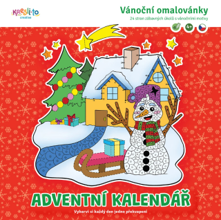 Adventní kalendář - Vánoční omalovánky