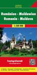 Rumänien, Moldawien 1:500 000 (Automapa - Platná do r. 2019)