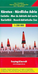 AK 716 Korutany, severní Jadran 1:200 000 / automapa + mapa volného času