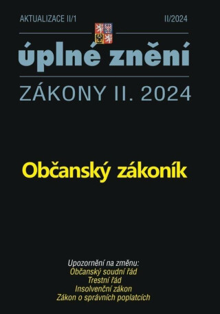 Aktualizace II/1 2024 Občanský zákoník