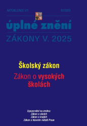 Aktualizace Školský zákon, Zákon o vysokých školách (V/1)