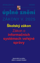 Aktualizace V/3 2025 Školský zákon - kniha z kategorie Právo
