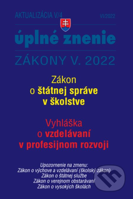 Aktualizácia 2022 V/4