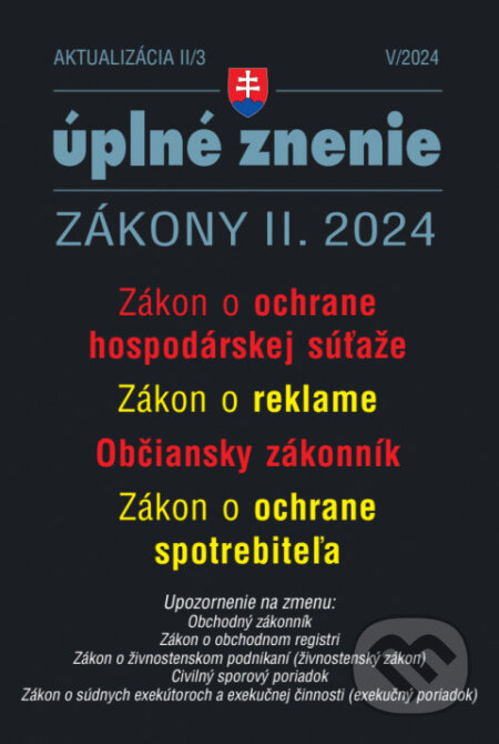 Aktualizácia II/3 / 2024