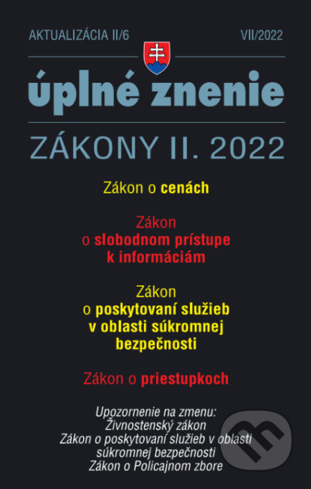 Aktualizácia II/6 / 2022