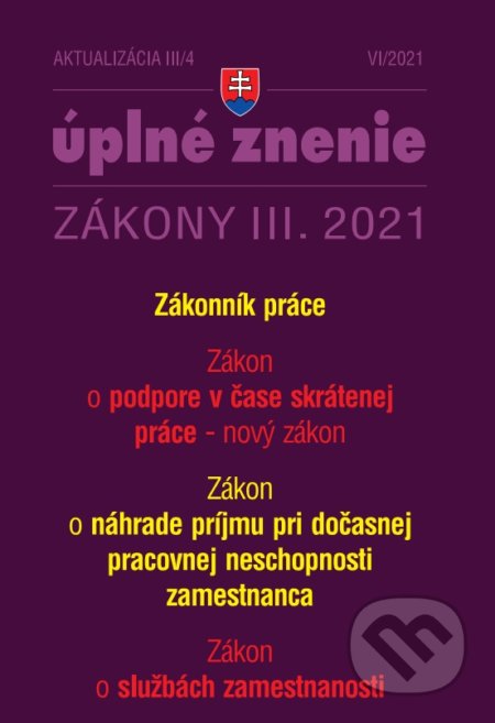 Aktualizácia III/4 2021