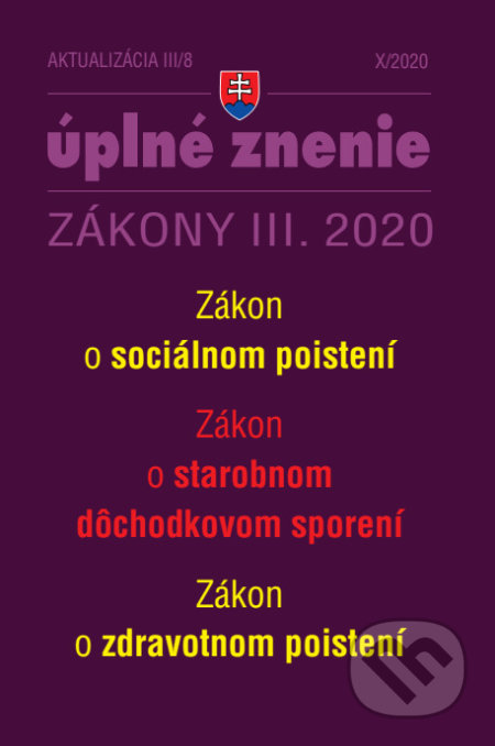 Aktualizácia III/8 2020