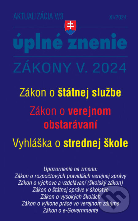 Aktualizácia V/3 / 2024