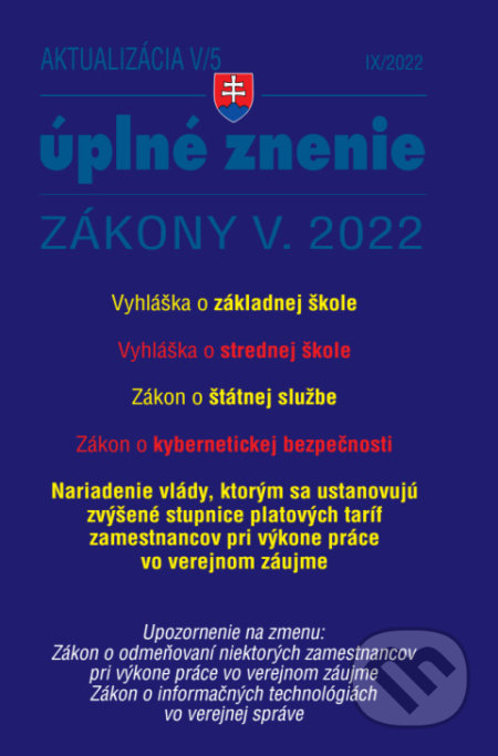 Aktualizácia V/5 / 2022