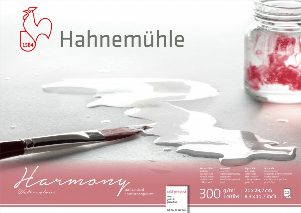 Akvarelový blok HHM Harmony CP A4 300g