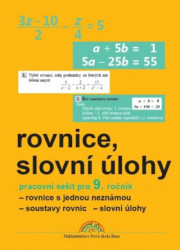 Algebra 9, Rovnice a slovní úlohy – pracovní sešit
