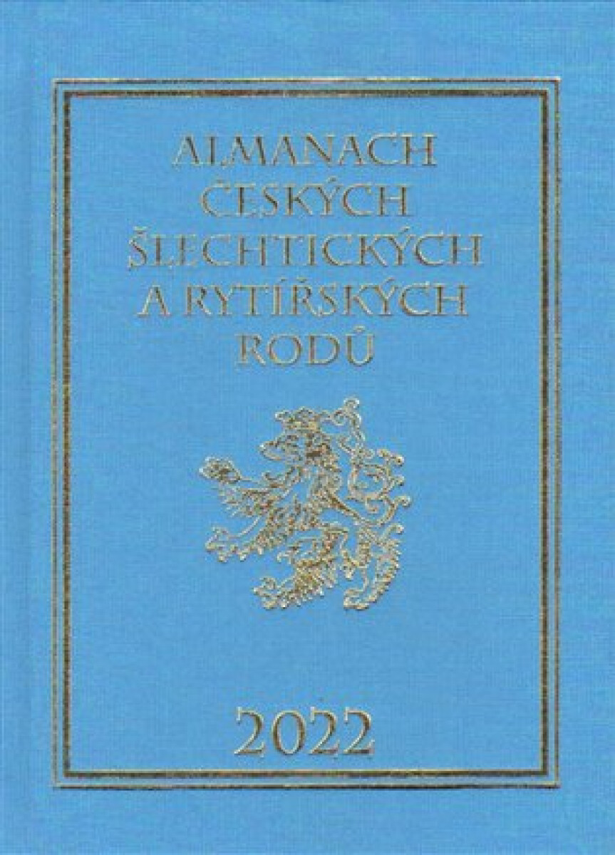 Almanach českých šlechtických a rytířských rodů 2022