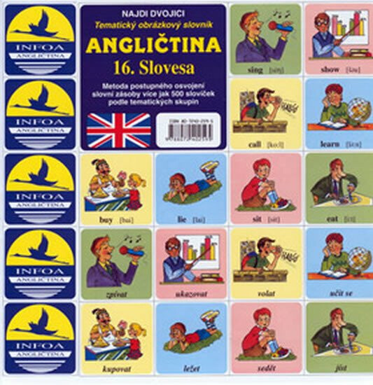 Angličtina 16.: Slovesa - kniha z kategorie Karty, pexeso