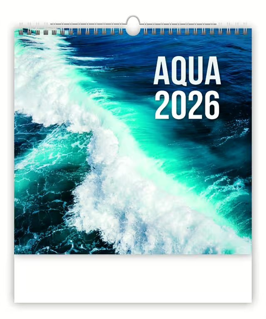 Aqua 2026 - nástěnný kalendář