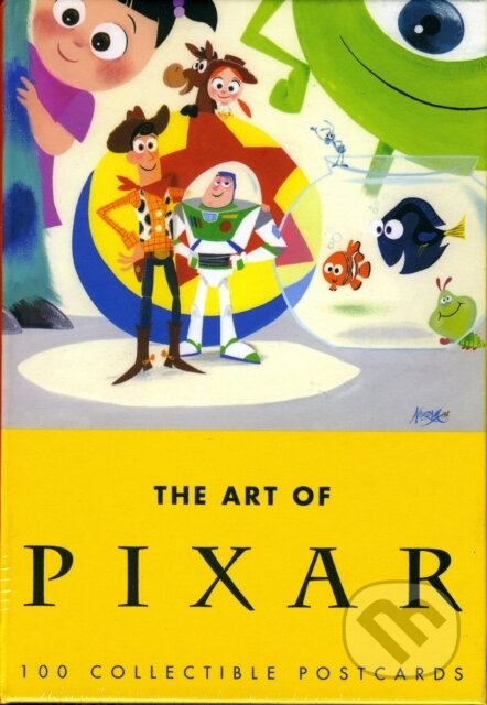 Art of Pixar Animation Studios Postcards - Disney