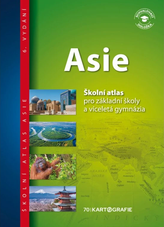 Asie – školní atlas