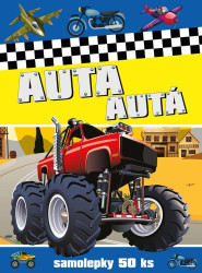 Auta/Autá (samolepky 50 ks) - kniha z kategorie Omalovánky