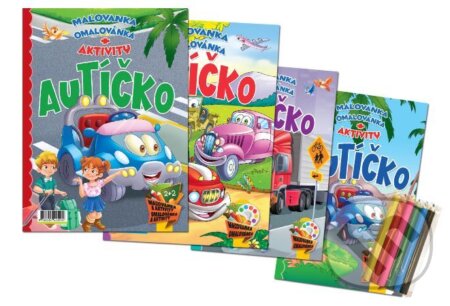 Autíčko: Maľovanka + aktivity