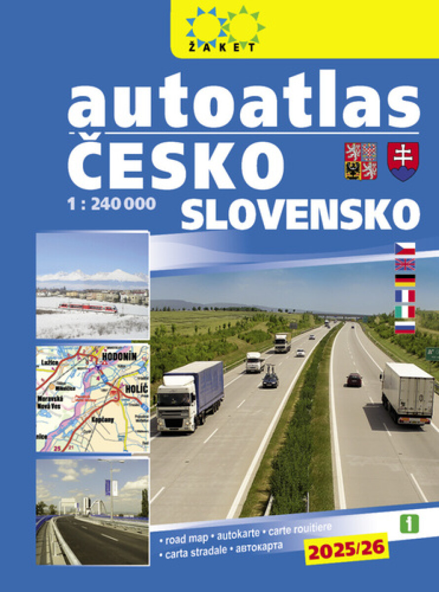 Autoatlas Česko / Slovensko 2025/26 (1:240 000) - kniha z kategorie Autoatlasy