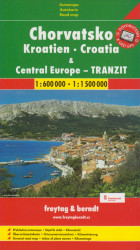 Chorvátsko, Central Europe - tranzit 1:600 000 1:1 500 000